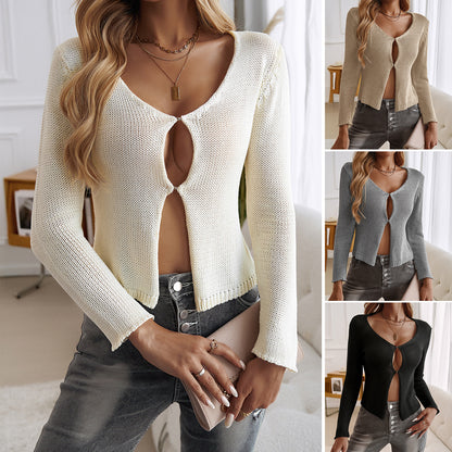 Cardigan Oversize Maille Boutonnée