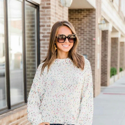 Sweater Boatneck Lantern Sleeves