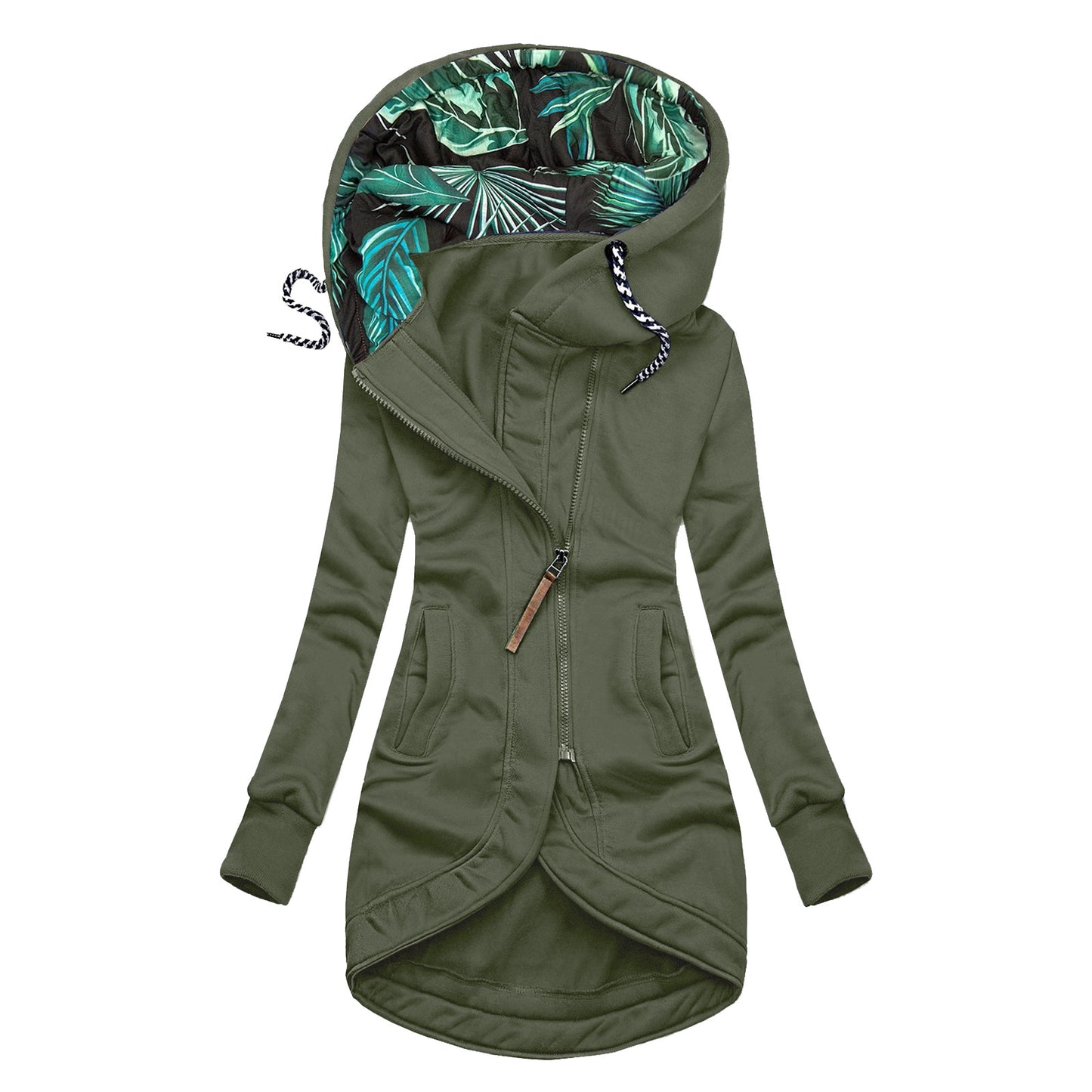 Veste à Capuche à Manches Longues