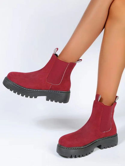Boots Plateforme Élégantes