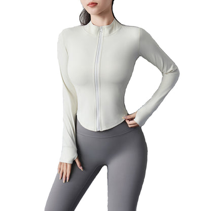 Veste de sport zippée cintrée
