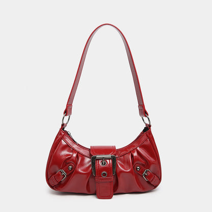 Sac baguette rétro – Boucle statement et allure vintage