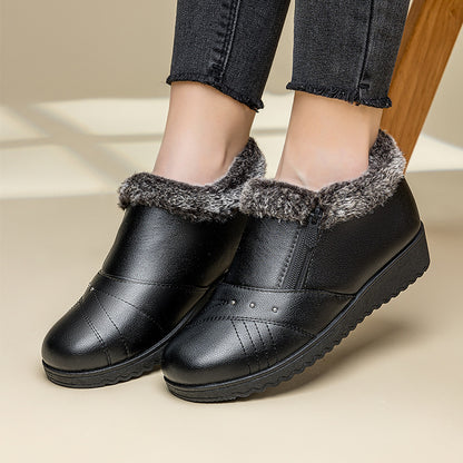 Bottines fourrées confort – Chaleur et stabilité au quotidien