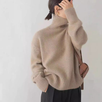 Pull Cachemire Col Roulé
