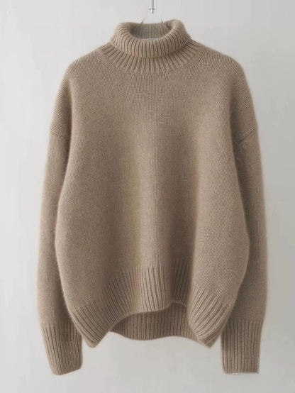Pull Cachemire Col Roulé