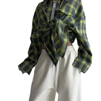 Chemise à carreaux oversize – Style casual et tendance