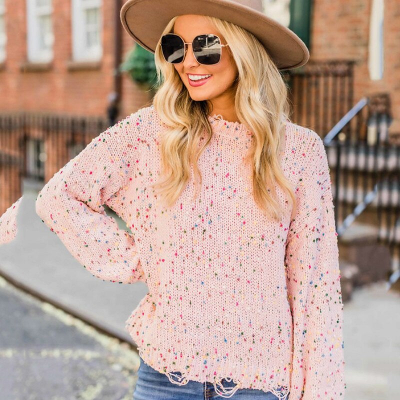 Sweater Boatneck Lantern Sleeves