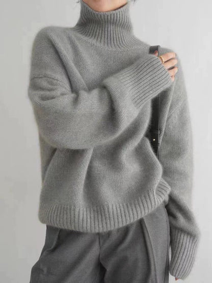 Pull Cachemire Col Roulé
