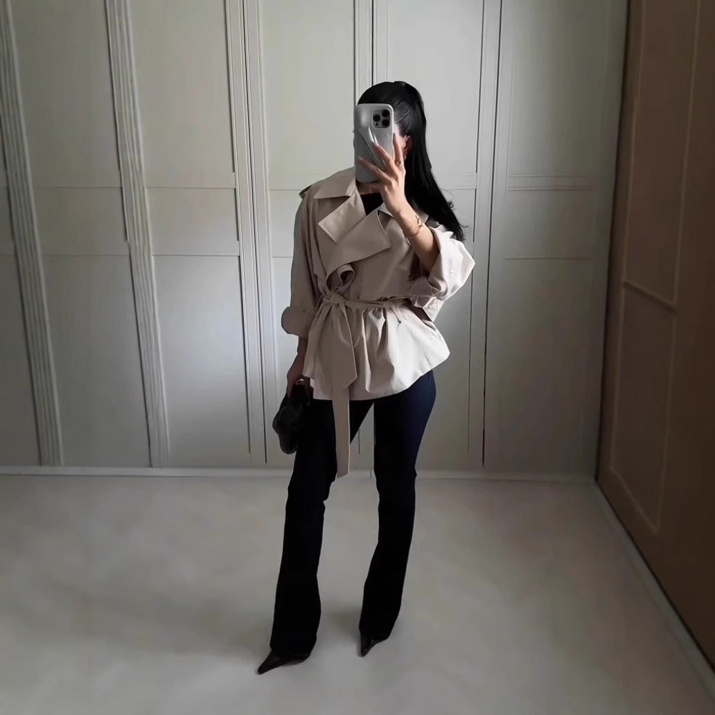 New Fashion Personality Women's Windbreaker Coat