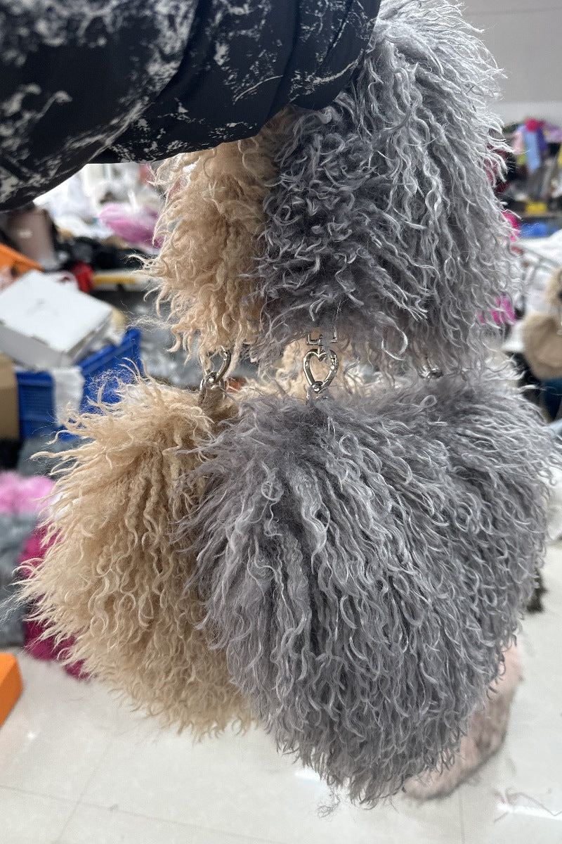 Sac Cœur Peluche Tendre Luxe