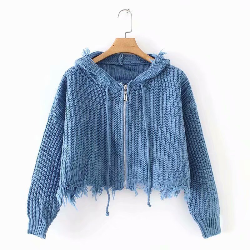 Pull Oversize Épaules Dénudées Maille Fluffy