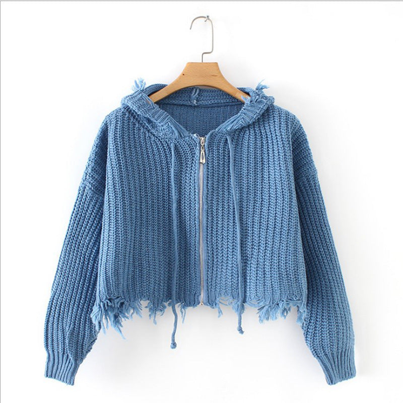 Pull Oversize Épaules Dénudées Maille Fluffy