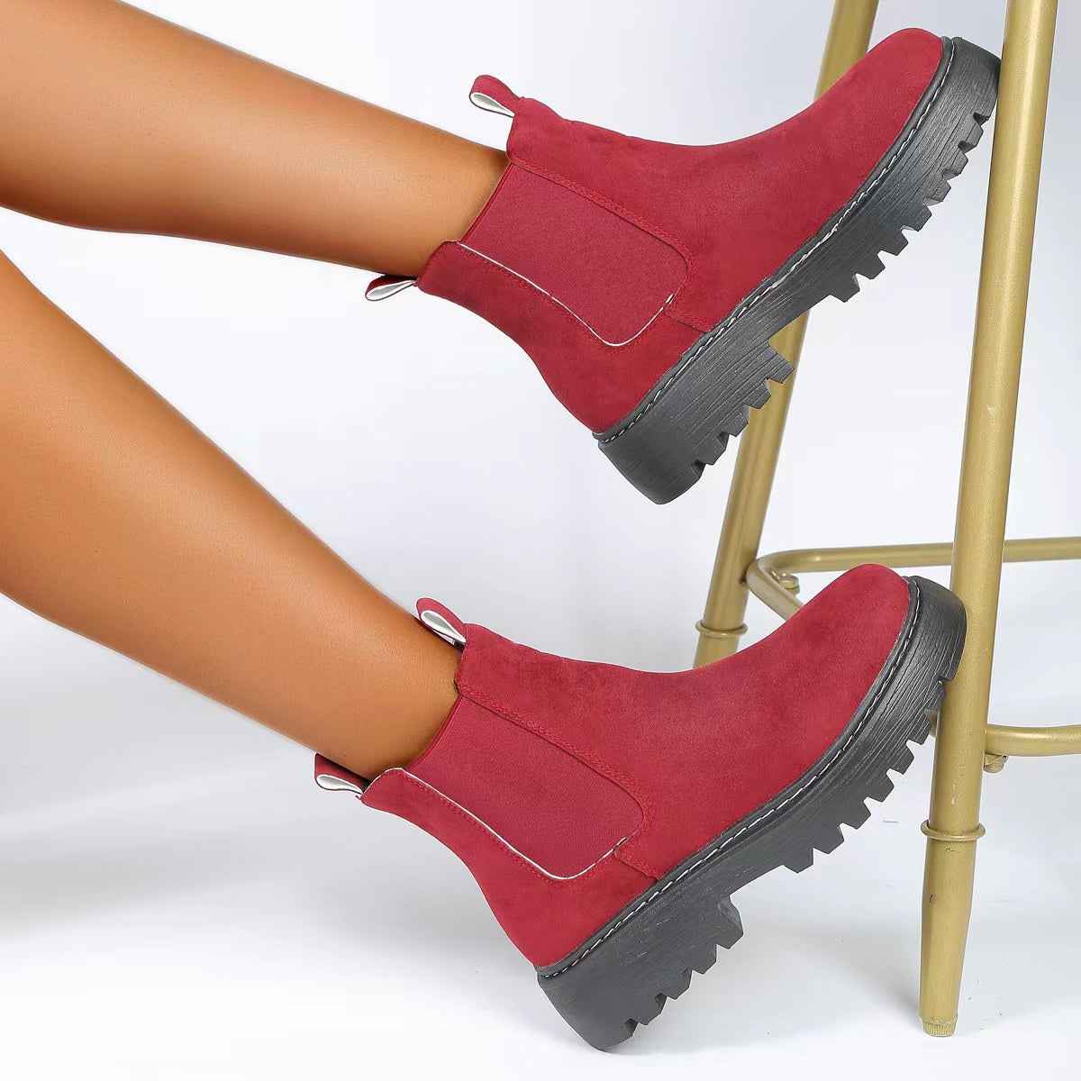 Boots Plateforme Élégantes