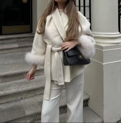 Veste glamour fourrure