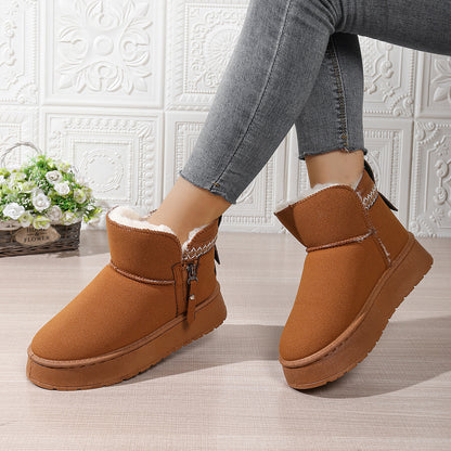 Bottines fourrées – Plateforme cosy pour l’hiver