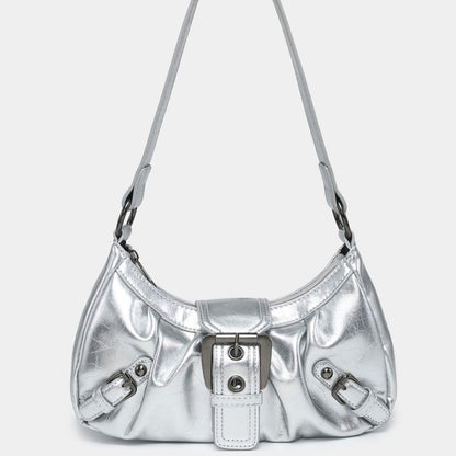 Sac baguette rétro – Boucle statement et allure vintage