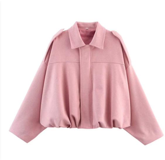 Veste ample à coupe boule élégante