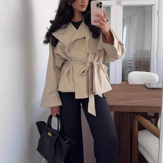 New Fashion Personality Women's Windbreaker Coat